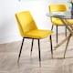 image 4 of Celeste Premium Mustard Dining Chairs - Set of 2