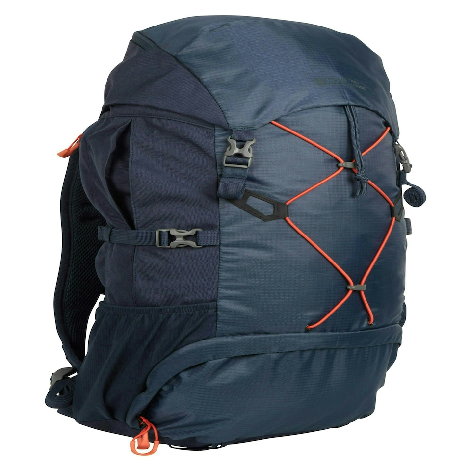 image 1 of Mountain Warehouse Highland 40L Rucksack Durable Backpack Hydration Compatible Blue
