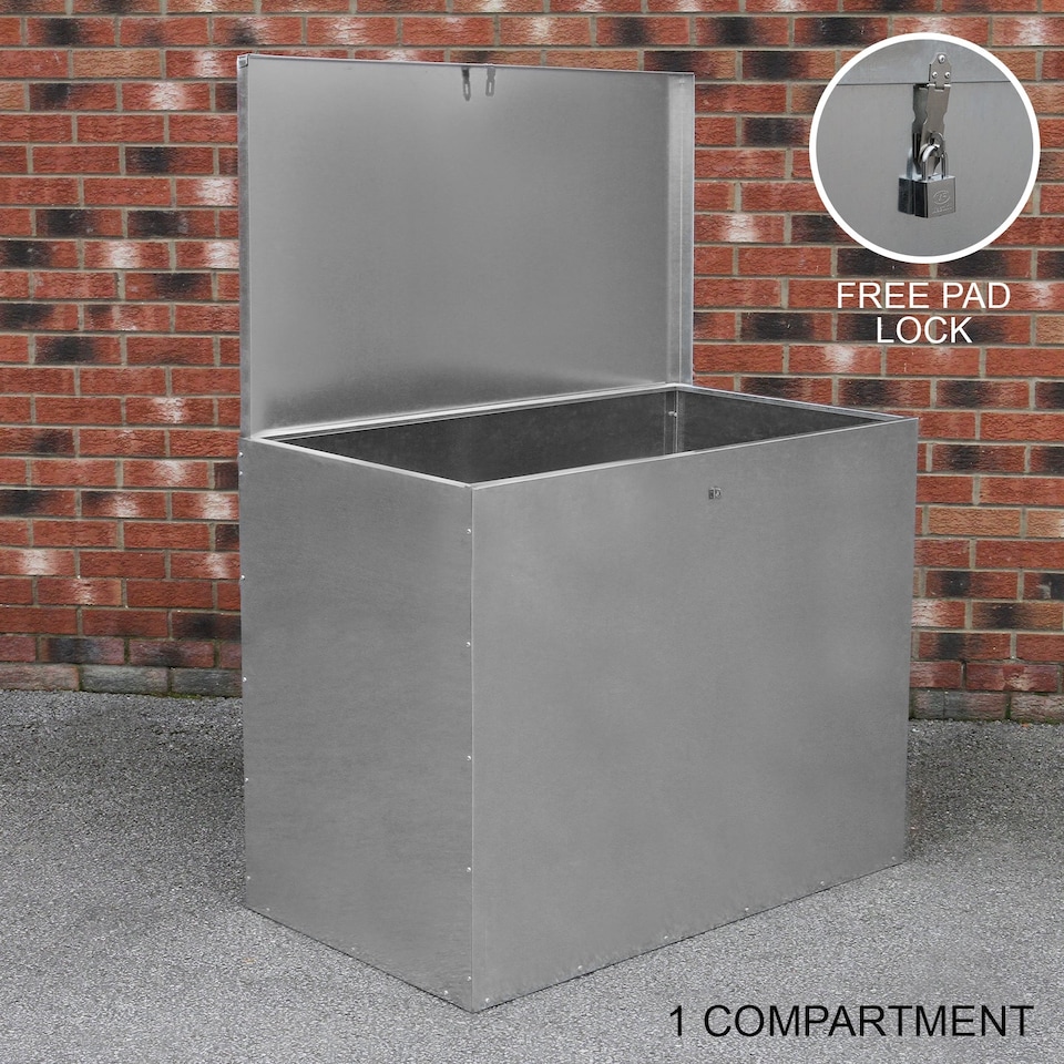image 1 of Galvanised Feed Store 1 Compartment