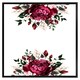image 2 of Open roses (Picture Frame) Brown | L