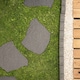 image 6 of Nicoman Natural Stepping Stone Rubber Garden Decoration Grey - Pack of 1 | Grey | Grey | Pack of 1