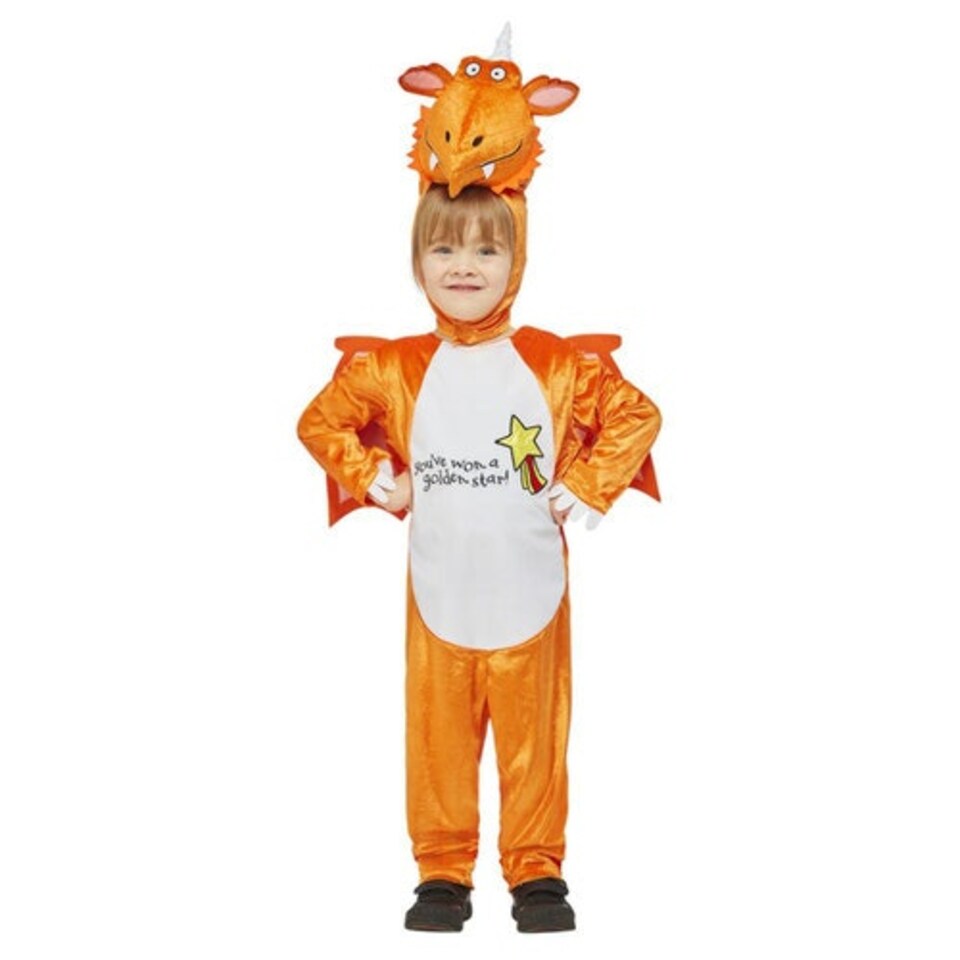 image 1 of Zog Julia Donaldson Fancy Dress Costume Kids Unisex Medium - Age 7-9