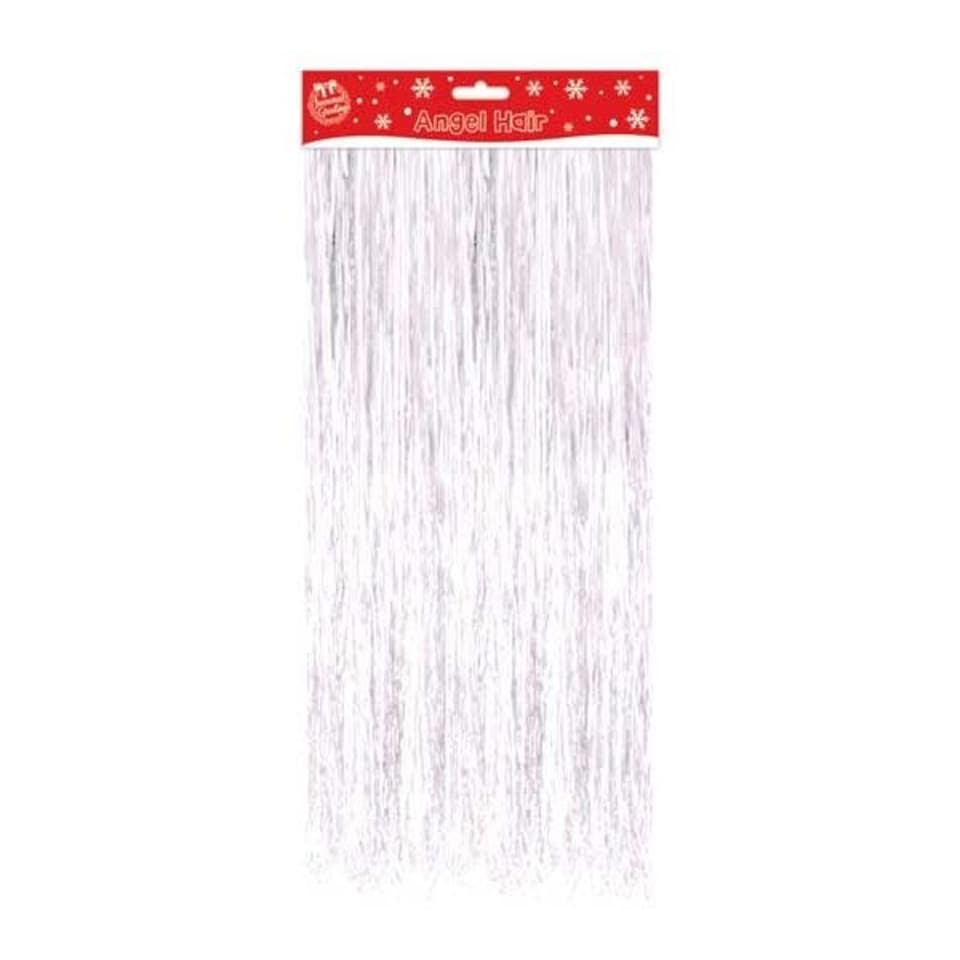 image 1 of Lamatte White Angel Hair Decoration