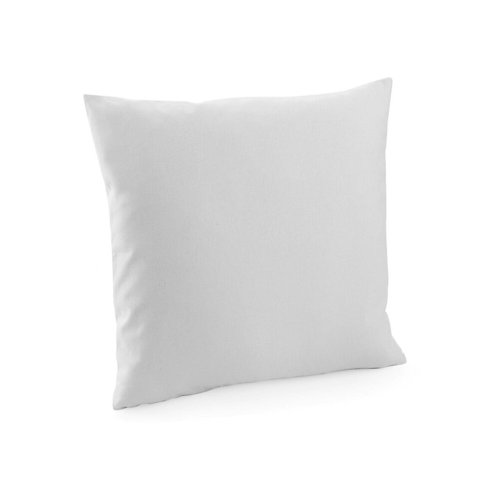 Westford Mill Fairtrade Cushion Cover - Light Grey - 40cm x 40cm