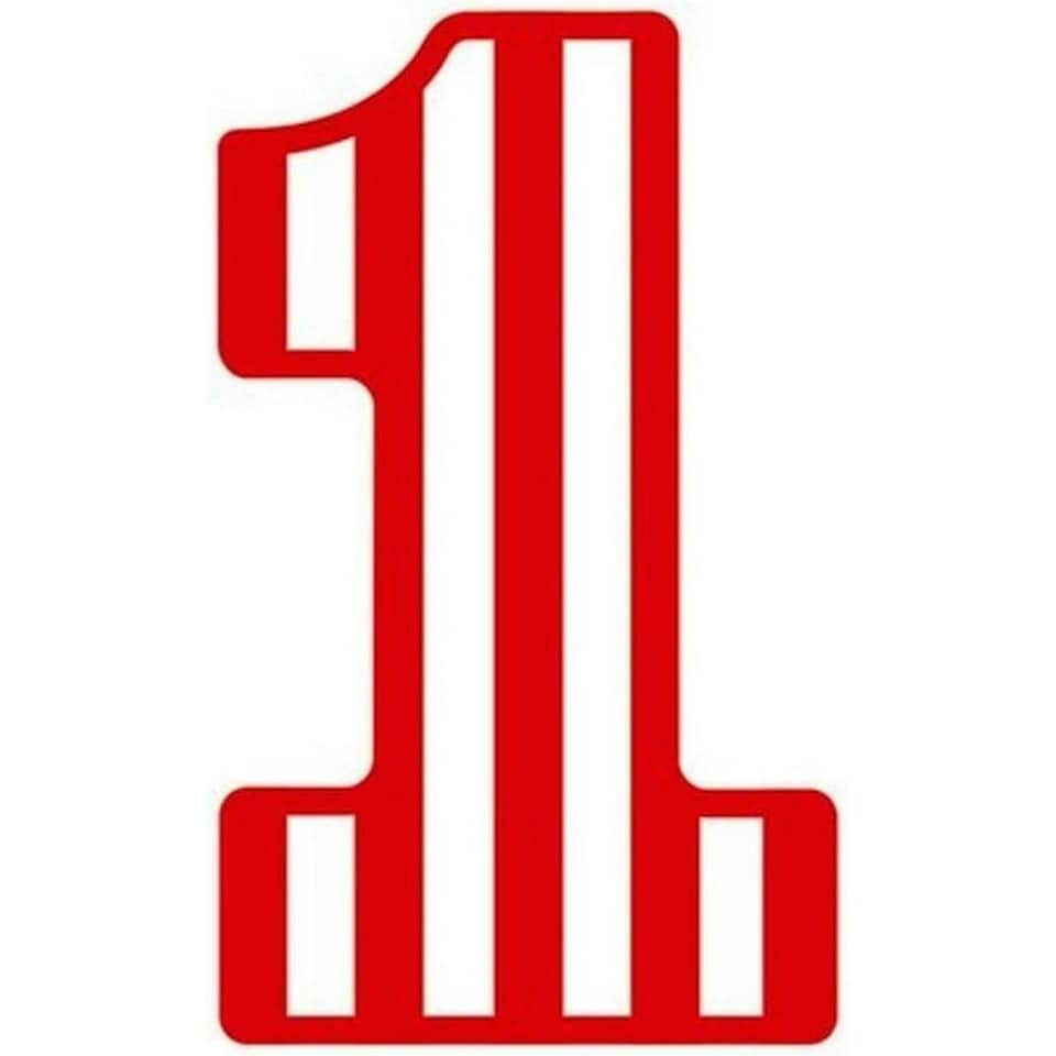 Creative Party Countdown New Year Banner - Red/White - One Size