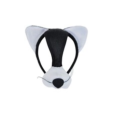 Bristol Novelty Cat Sounds Mask - Black/White - One Size