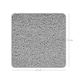 image 2 of Spaghetti Anti Slip Loofah Shower Mat - Square Shower Mat 53cm x 53cm