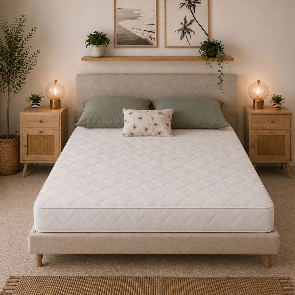 image 1 of 18cm Twilight Hybrid Memory Foam Spring Mattress Soft Feel
