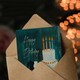 image 3 of Cute Puppy Pet Kids Cake Candles Girl Boy Dog Daughter Son Birthday Card