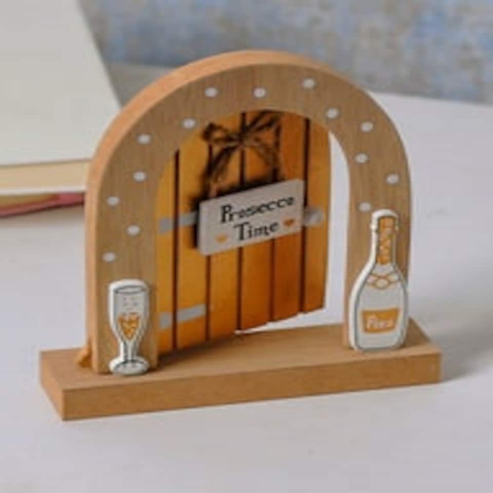 image 1 of Prosecco Fairy Door Decoration
