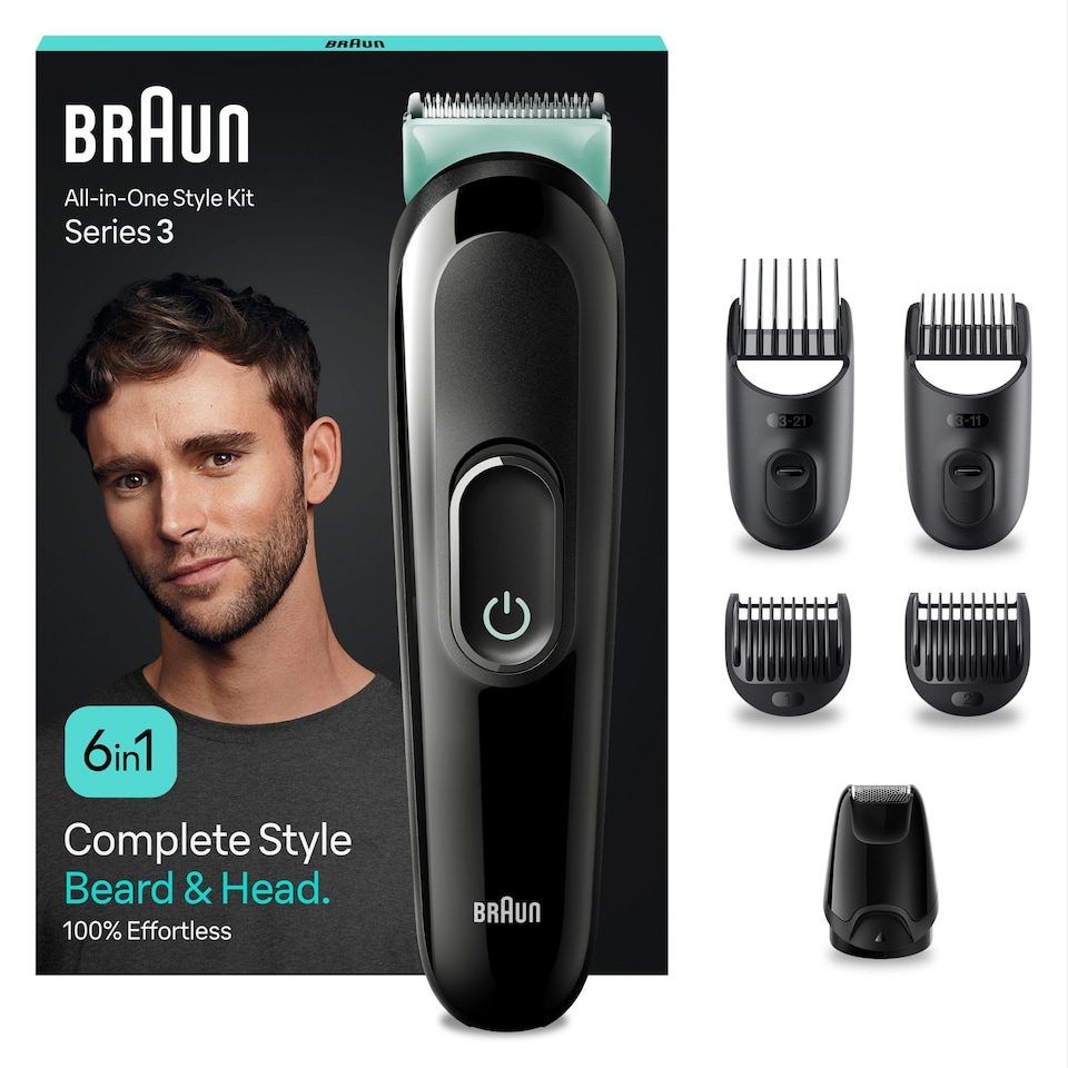 image 1 of Braun All-in-one Trimmer 3 MGK3421 Black