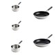 image 1 of KitchenAid Stainless Steel Set, 24 & 28cm Frypans + 14, 16 & 20cm Saucepans
