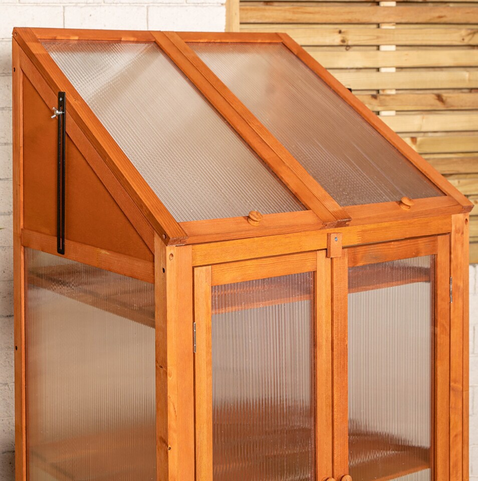 image 1 of Marco Paul Wooden Cold Frame Greenhouse