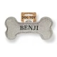 image 1 of History & Heraldry Pre-Personalised Squeaky Bone Dog Toy - Benji