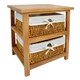 image 2 of Honey 2 Maize Baskets Storage Unit Cream