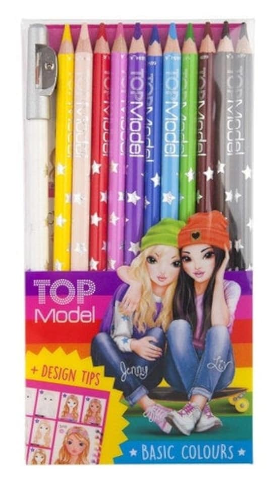 image 1 of Topmodel 12 Pack Of Crayons