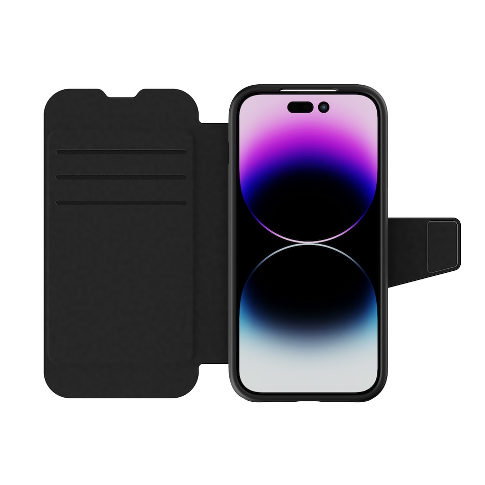 image 1 of Tech21 EvoLite Wallet for iPhone 14 Pro Black Black