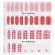 image 2 of Nail Sticker (pink) - # Glen Check Antique Pink Nail - 32pcs Pink