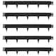image 1 of Harbour Housewares 5pc Steel Lawn Edging Set - 5m x 8cm - Black