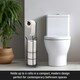 image 6 of Buckingham Floor Standing Toilet Roll Holder - Black