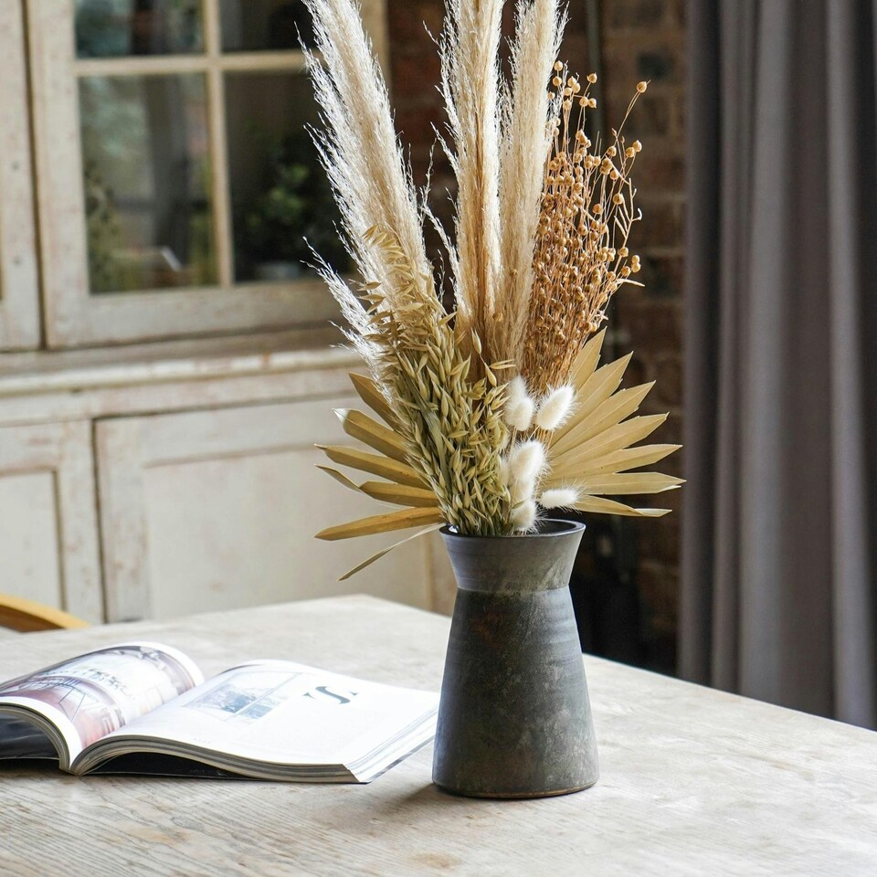 image 1 of Kew Handthrown Vase Old Bronze Bronze