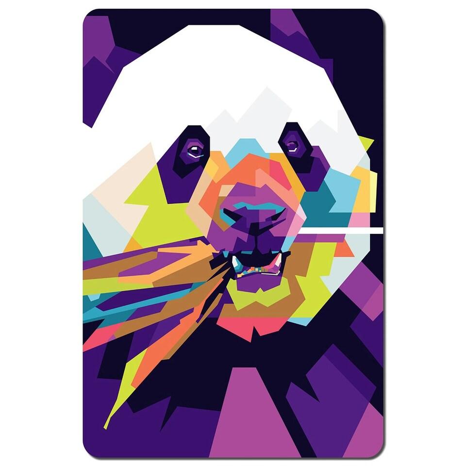 Colorful pop art of Panda (Placemat)