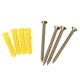image 7 of Oypla Wall Mounted Folding Bike Bicycle Rack Storage Holder Hanger