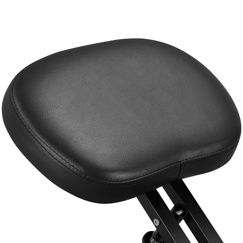 image 1 of Yaheetech Ergonomic Kneeling Chair Adjustable Knee Stool for Home Office Black Black