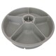 image 2 of Cat Mate Spare / Replacement Bowl: Five-meal Automatic Pet Feeder (947) Grey