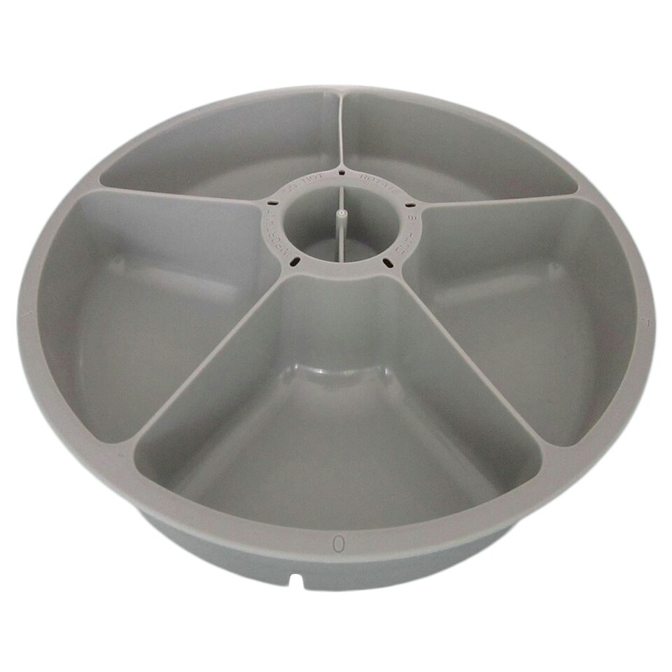 image 1 of Cat Mate Spare / Replacement Bowl: Five-meal Automatic Pet Feeder (947) Grey