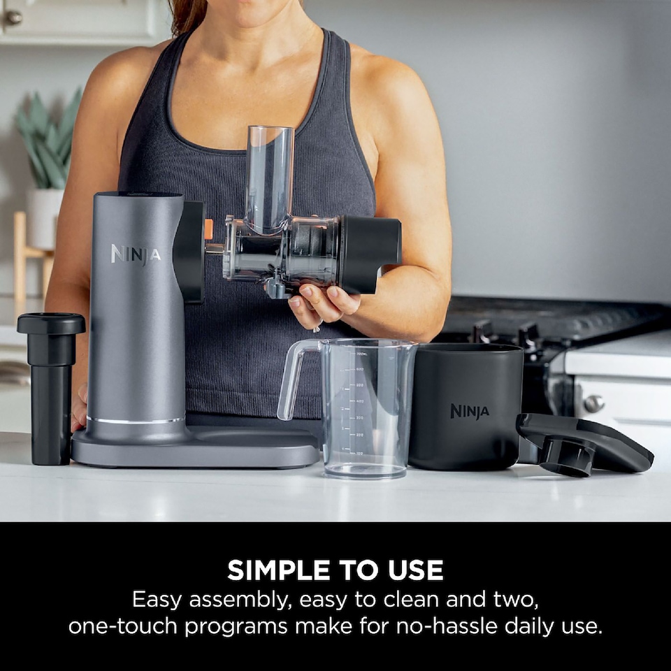 image 1 of Ninja Cold Press Juicer with Anti Clog Filter Black JC151UK