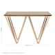 image 5 of Interiors by Premier Sleek Square Rose Gold End Table, Versatile Statement Side Table, Contemporary Livingroom Side Table
