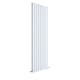 image 1 of Vertical Double Panel Designer Radiator, 1800 x 528mm - Gloss White | White | Gloss White | 1