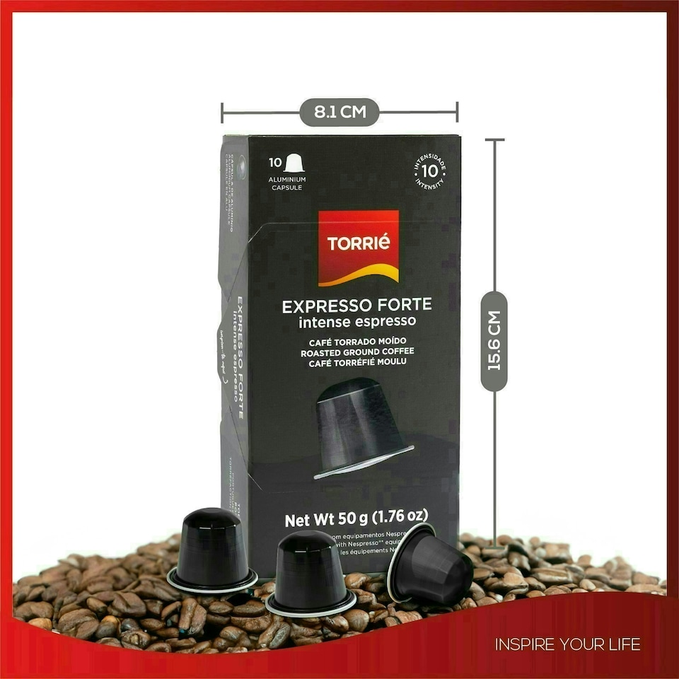 image 1 of Intense Aluminium Nespresso ® Compatible Coffee Capsules (120 Pods)