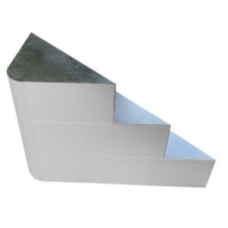 image 1 of EPS Easy Build In-Pool Corner Steps ECS1575900R | EPS corner step 1575 x 900mm 6"RAD