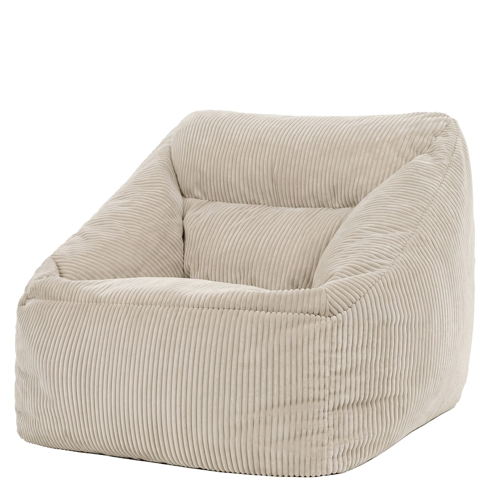 image 1 of Natalia Large Beanbag Corduroy Natural Beige | Cream | Natural | XL | 1