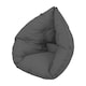 image 3 of Living and Home Swing Hanging Chair Seat Cushion, Grey | Grey