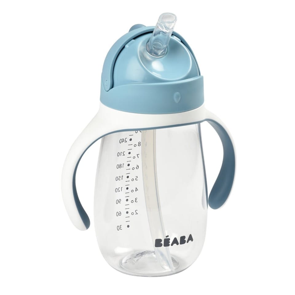 image 1 of Béaba Tritan Straw Cup Blue 300ml
