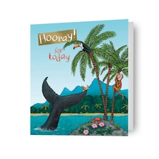 The Gruffalo The Snail Whale & Monkey Birthday Card