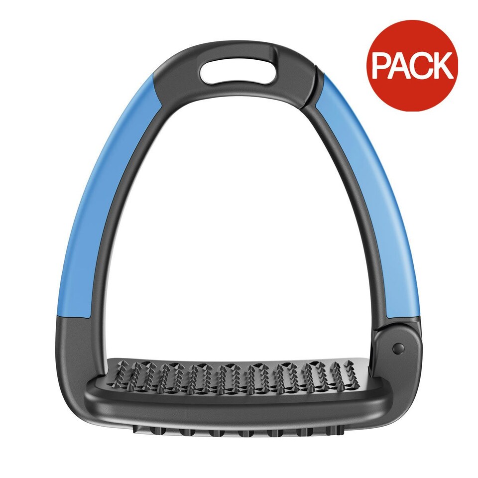 image 1 of Horsena Swap Stirrup Cover (Pack of 4) - Ocean Blue - One Size