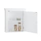 image 5 of Teamson Home Wooden Bathroom Medicine Cabinet Mirror White