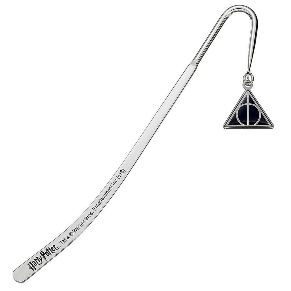image 1 of Harry Potter Deathly Hallows Bookmark - Silver - One Size