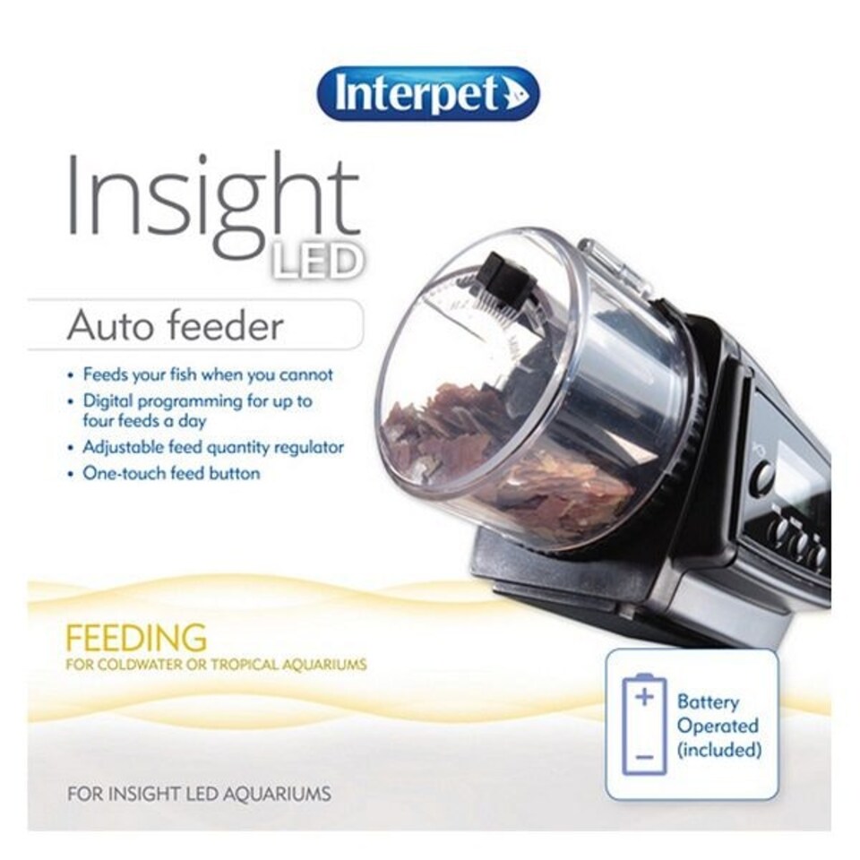 Interpet Insight Aquarium Auto Feeder (40L & 60L) N/A