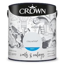 Crown Walls & Ceilings Matt 2.5L Clay White