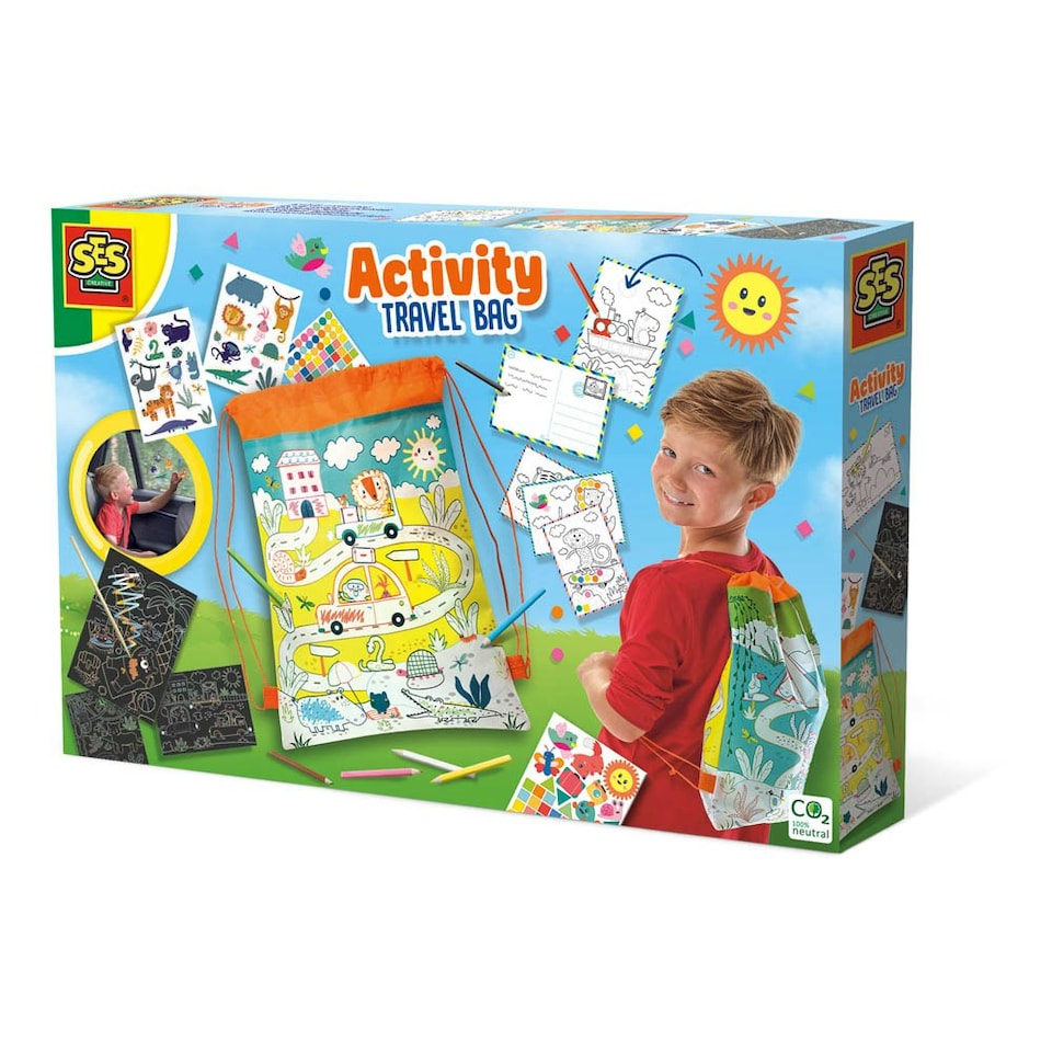 image 1 of SES CREATIVE Activity Travel Bag Colouring Set