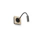 image 1 of Mood LED Wood Wall Reader Light Black 2W 3000K