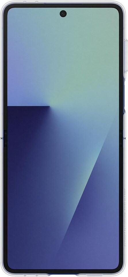 image 1 of Samsung Galaxy Z Flip 7 6.9 Clear Case with Ring - EF-QF766CTEGWW