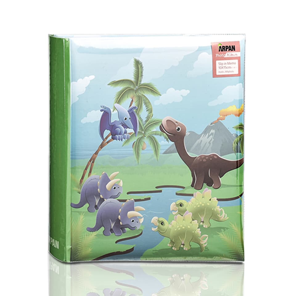 image 1 of ARPAN Photo Album for 200 Photos 6x4" (10x15cm) – Slip In Memo Album with Writing Space & Index Pages – Picture Storage Album for Family, Wedding & Travel Memories