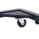 image 7 of Oypla Adjustable Appliance Fridge Freezer Mover Trolley Dolly Washing Machine Base