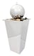 image 9 of Thornton Hops Stone Effect 3-Tier Garden Fountain Water Feature with LED Lights H100cm